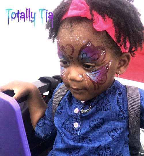 butterfly face painting